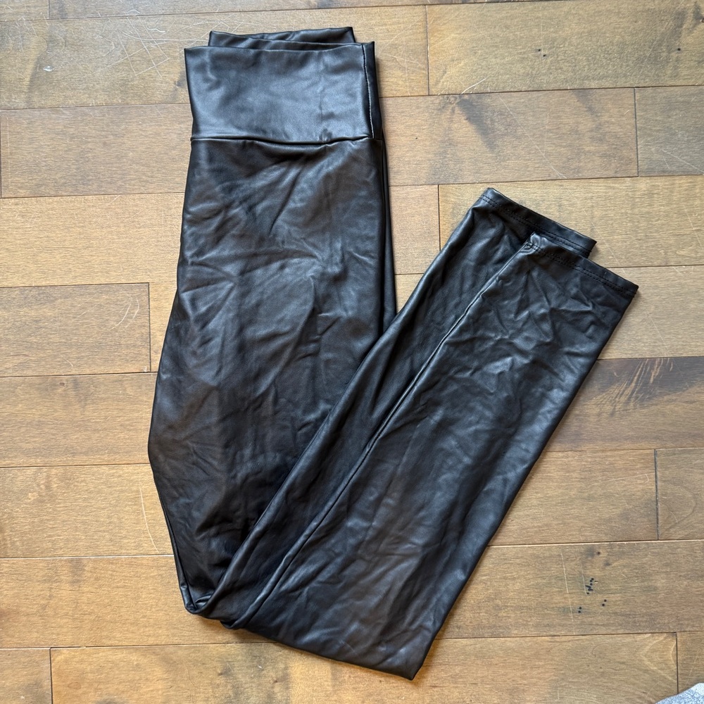 Upgrade Ya Liquid Leggings Windsor Black Faux Leather
